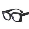 Polygonal Luxury Stylishy Sun Glasses Women Colorful Square Frame Sunglasses Stylishable European and American Party Flat Mirror