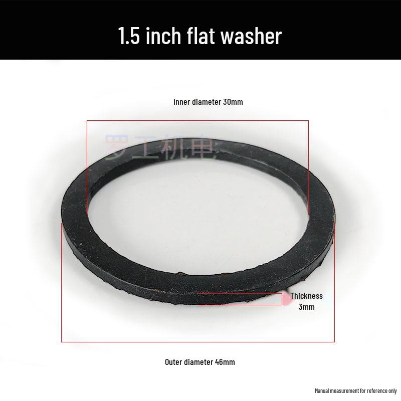 Gasoline Engine Water Pump Complete Accessory Set: Self-Priming Pump with 2/3/4 Inch Aluminum Connector, Straight Pipe, and Flat Washer.