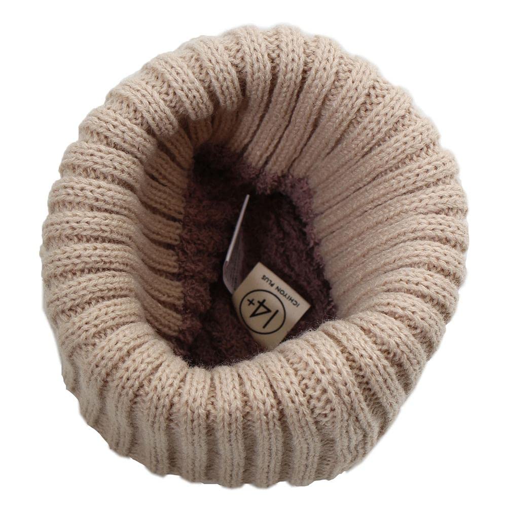 ICHIYON Knit Knit Knit Cold Protection [14+ PLUS] Cap, Hat, Women's Cap, Autumn, Winter, Ikni0126-gy