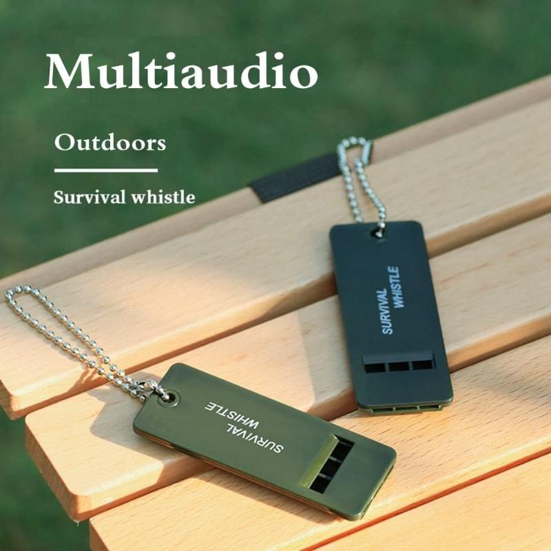 Tri-band Outdoor Survival Whistle,Perfect Camping & Emergency Whistle for Backpacking,Outdoor Camping Hiking, Boating, Hunting, Kids Rescue Signaling