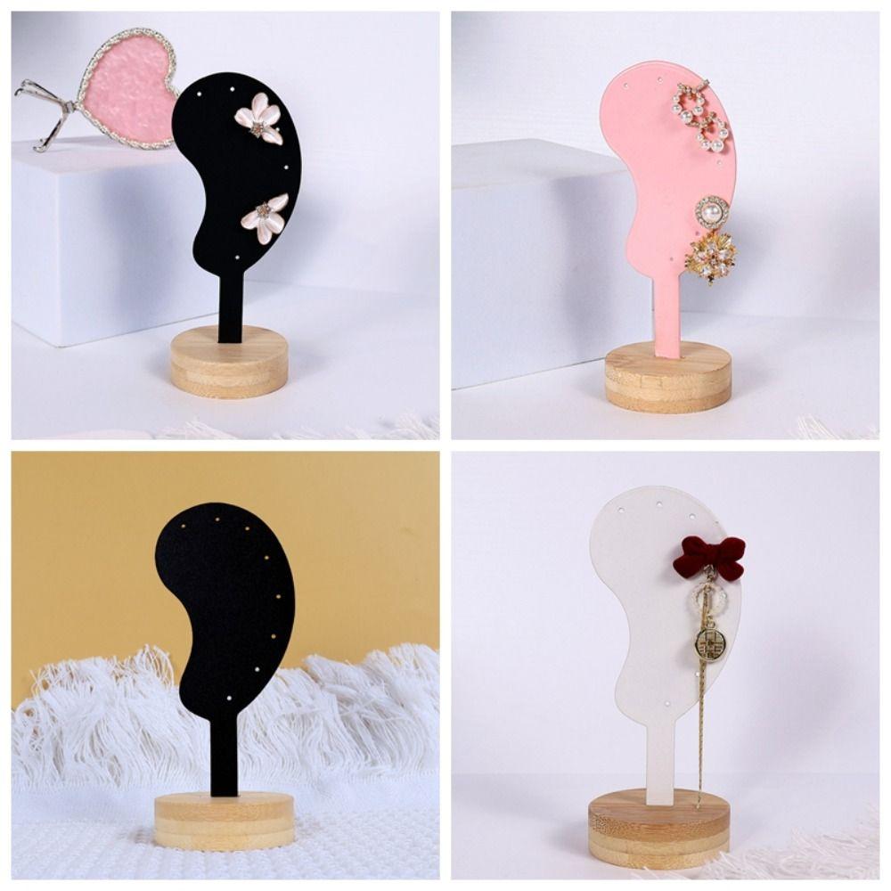 Jewelry Rack Earring Display Stand Ear Shaped Ear Clip Stud Organizer Women Girls