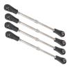 4Pcs Adjustable Rear Upper Suspension Arm Tie Rod Linkage Arm for 1/10 RC Car Truck
