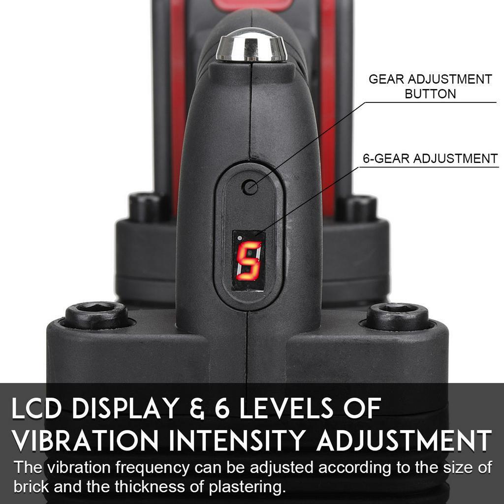 60-180mm Tiling Tiles Machine Tiles Vibrator Suction Cup Adjustable Automatic Floor Vibrator Leveling Tool With Battery 400KG