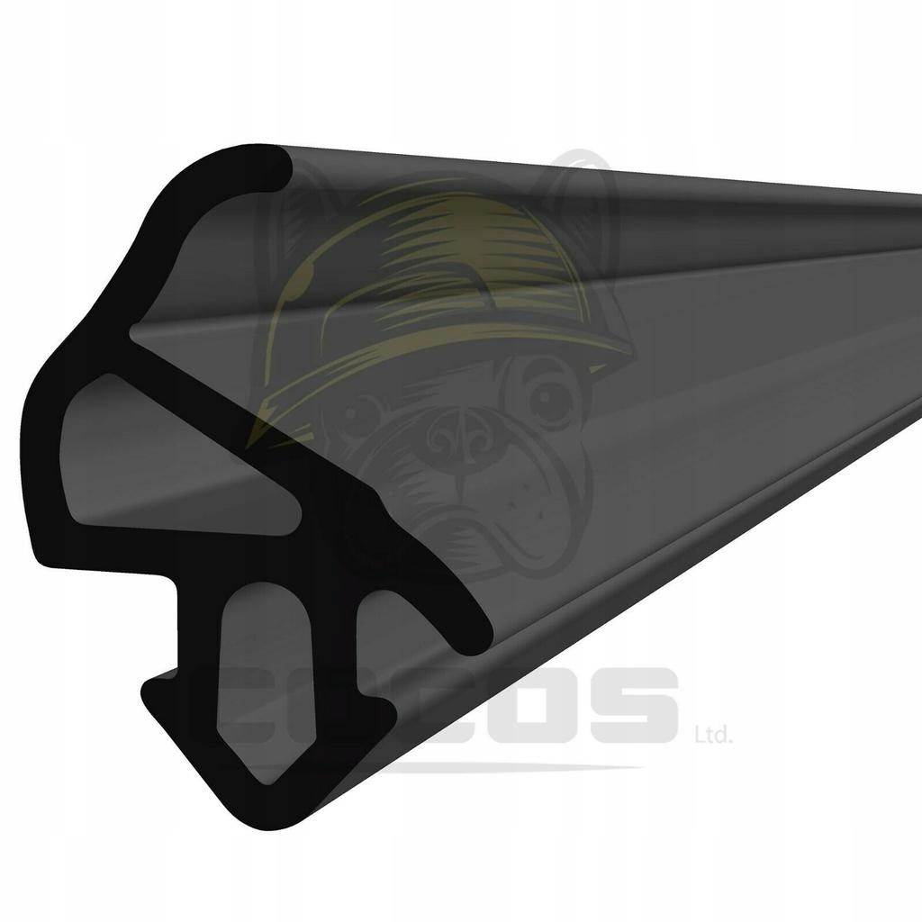 Seal for PVC windows S-1559 ALUPLAST BLACK 1m