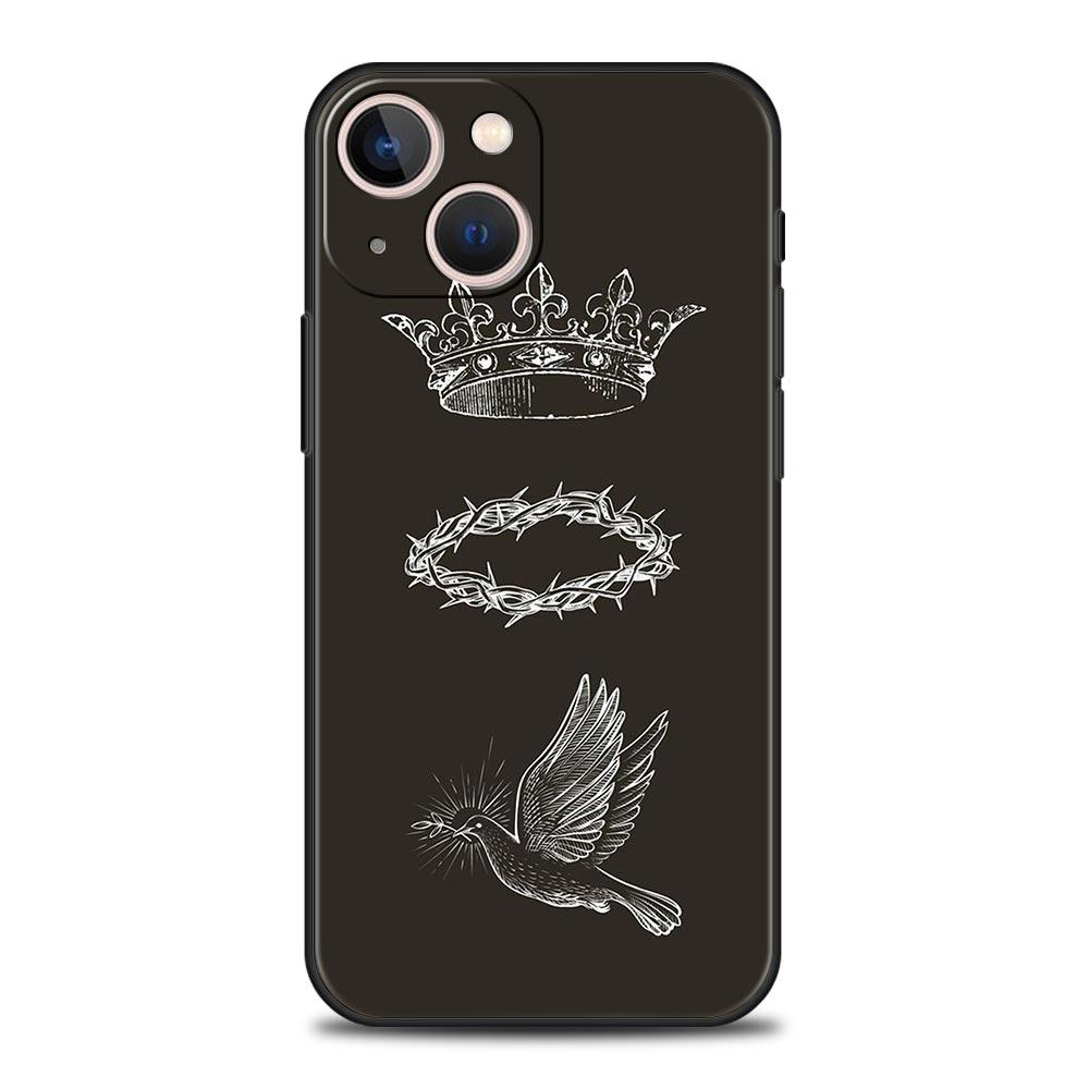 

Christian Bible Jesus Phone Case For iPhone 17 16E 15 16 14 13 12 11 Pro Max 7 8 Plus Soft TPU Back Cover iPhone 13 Pro