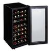 Iris Ohyama Wine Cellar 32 Bottles Storage 78L 12~18 Peltier Type Interior LED Mirror Glass PWC-781P-B