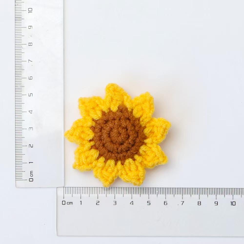 Sunflower Crochet Hand-Knitted Bouquet