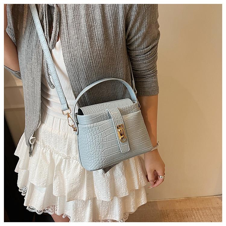 Modische tragbare kleine Tasche Damen 2025 neue High-End Krokodilmuster Beuteltasche vielseitiges Design Umhängetasche