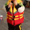 Portable Marine Safety Vest with Whistle Buoyancy Vest Flood Control Boating Vest  Fishing
