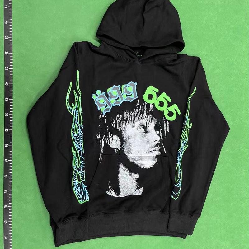 Sp5der Hoodie: Spinnennetz-Design, Unisex Trendiges Hip-Hop-Set Inspiriert von Young Thug