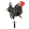 Realistic Acrylic Animal Yard Stake, 2D Flat Chicken Goose Bird Bunny Garden Sign for Pathway, Patio, Lawn Outdoor