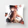 Genshin Impact Anime Kawaii Girl Print Pillowcase Living Room Sofa Bedroom Cushion Cover Cosplay Anime Pillowcase Gift