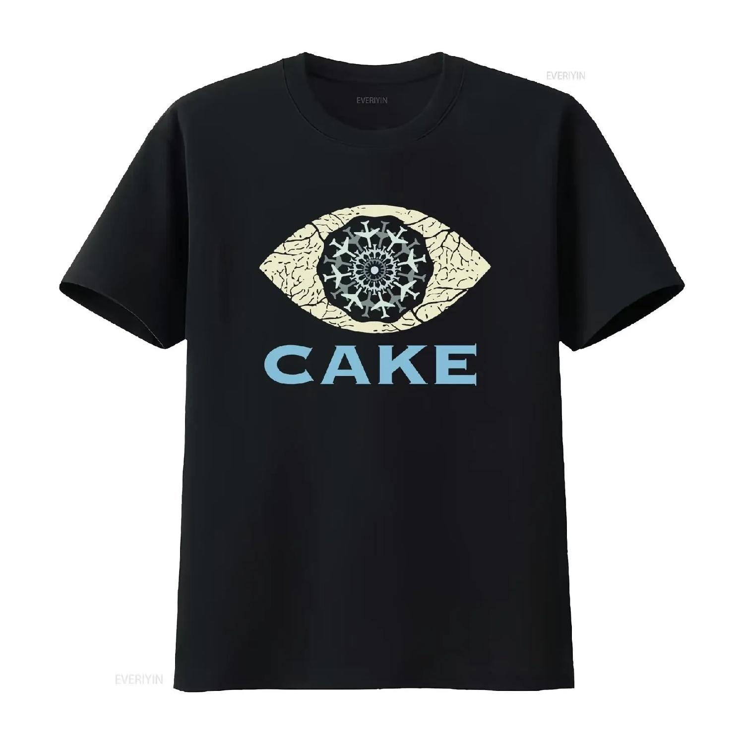 

Cake band T shirt Cotton Men All Size S 5XL Gifl vintage Washed Versatile fashion Stylish streetwear Comfortable Unisex XXXXXL