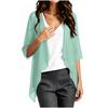 Women Lightweight Chiffon Cardigan Open Front Loose Fit Summer Half Sleeve Casual Outerwear Top for Outdoor