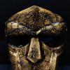Obličejová maska ​​Halloween Gladiator, Reliéfní Středověká Obličejová Maska, Obličejová zbroj, Ručně Kovaná Maska, Halloweenská Maska, Halloweenské šaty