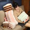 Creative Cake Throw Pillow Plush Toy Home Sofa Pillow Cushion Girl Soothing Rag Doll Birthday Gift
