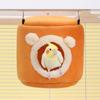 Warm Parrot Nest With 3 Hooks Winter Large Bird Cages Accessory Comfort Warmer For Cage Easily Washable Pet Hanging Cage