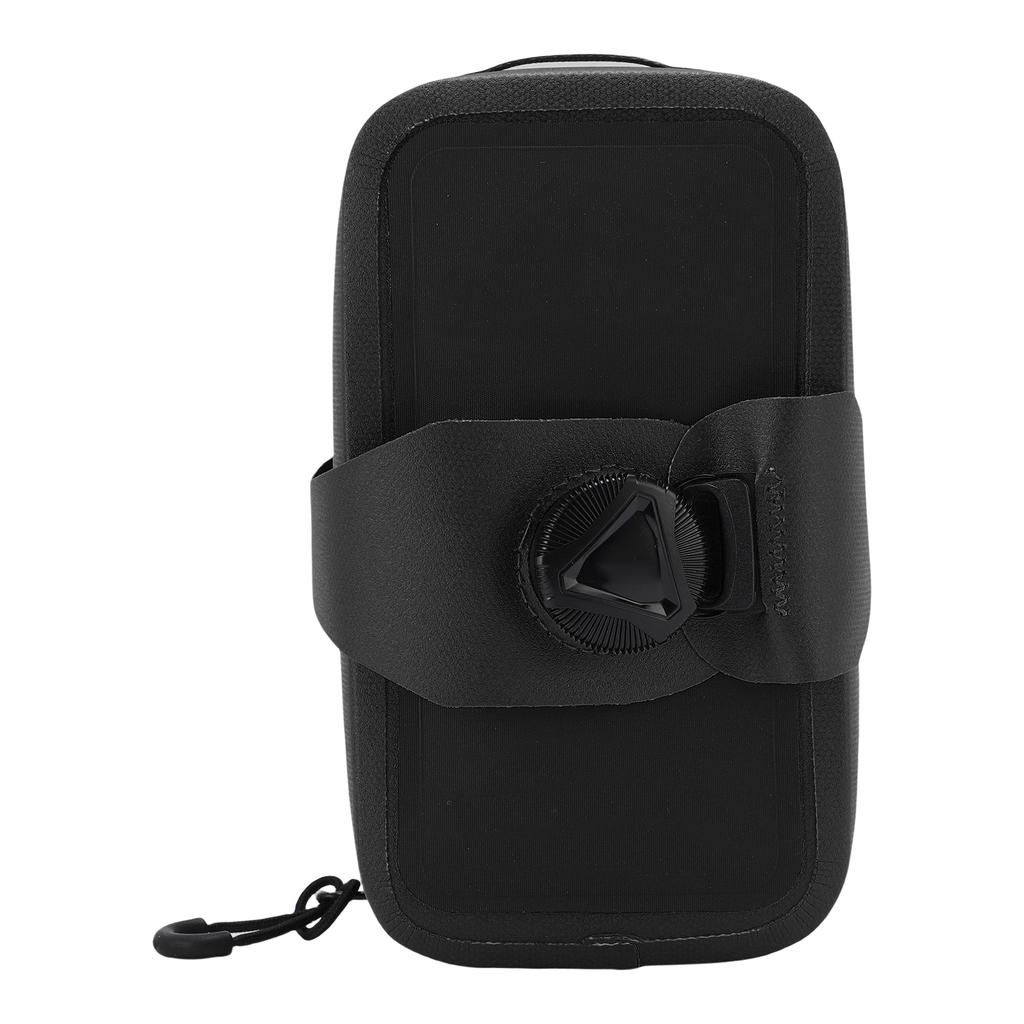 Bike Seat Bag Waterproofing Under Seat Cycling Storage Pouch Saddle Bag for Small Items Storage Black