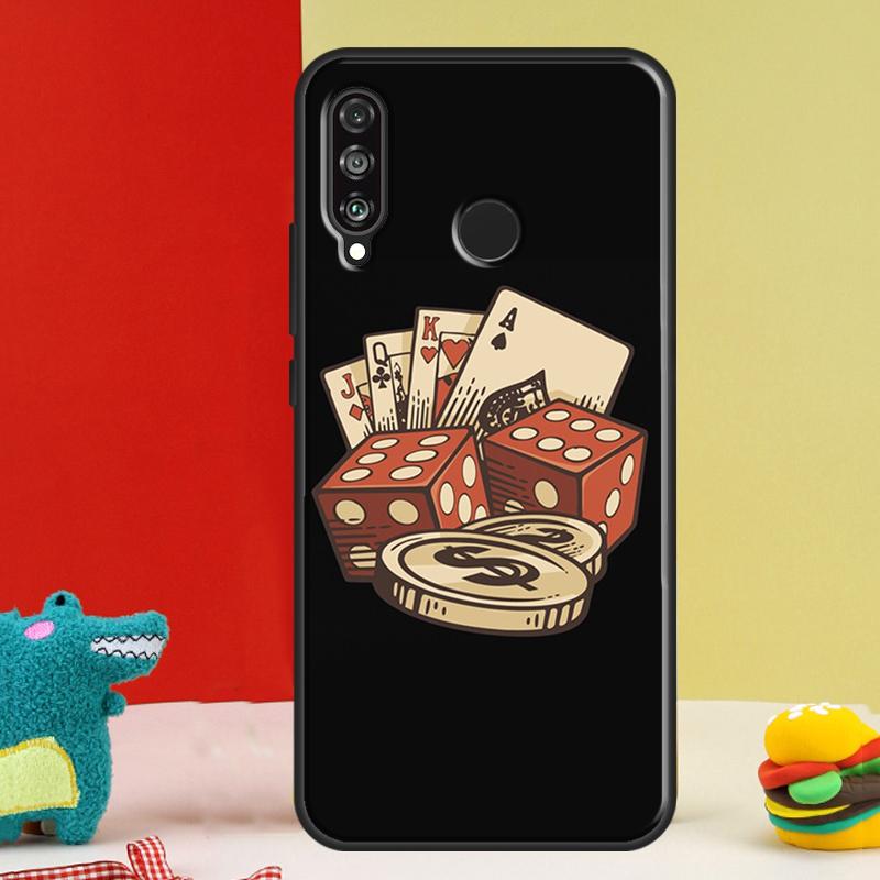 Las Vegas Casino Poker For Huawei Nova 5T 9 10 SE 12i 12s 11i Y91 Y90 Y60 Y70 Y72 Y61 P60 P30 Pro P20 P40 Lite Case