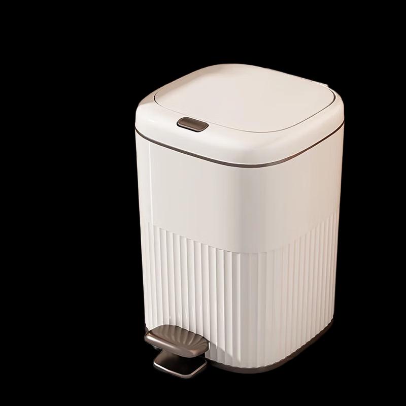 Light Luxury Lidded Trash Can for Home