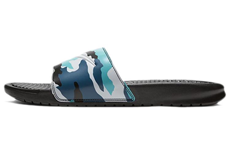 Nike Benassi Jdi Print Slide  Black Blue Camo  631261-027 40