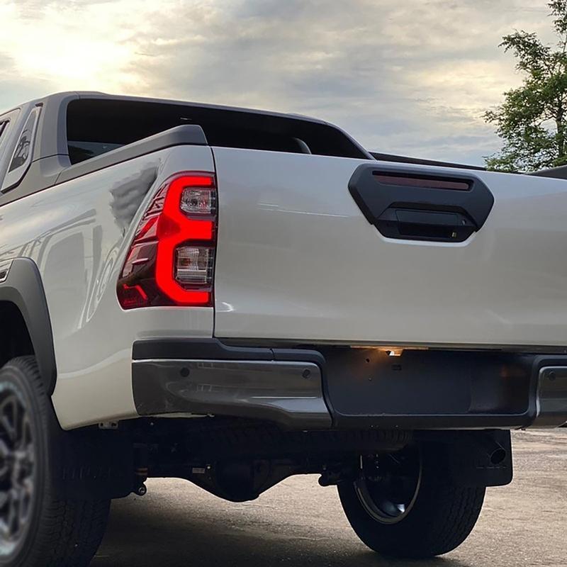 Coprimaniglia Maniglia Portellone Posteriore Copertura Freno LuceABS Piastra di Finitura per Toyota Hilux Revo Rocco 2021 2022