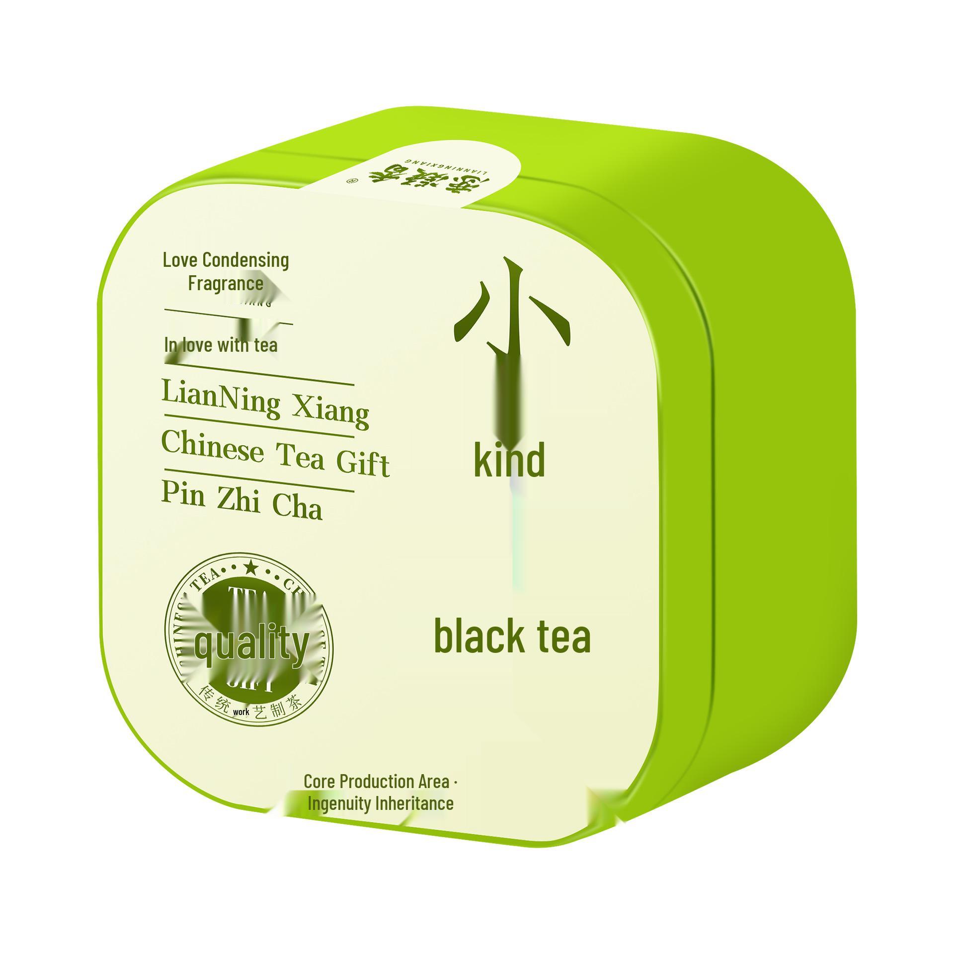 Аромат Конденсированной Любви Аутентичный Чёрный Чай Сяо Чжун - Насыщенный Аромат Медовые Красные Листья Чая, Идеально для Личного Наслаждения, Банка 10г