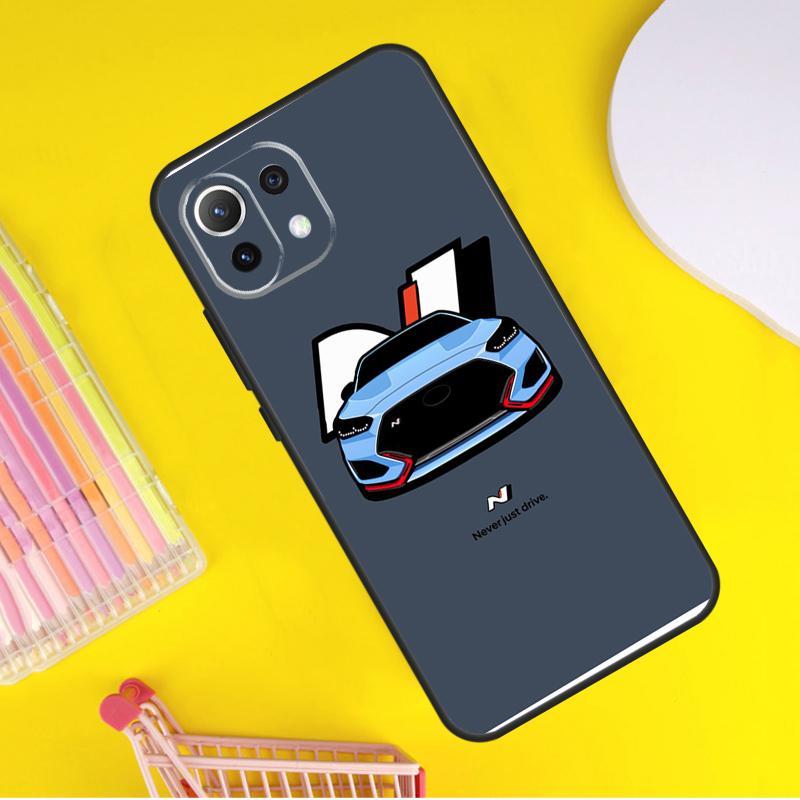 Blue Car I30N Cover For Xiaomi 14 13 Ultra 11T 12T 13T 14T Pro POCO X7 Pro X3 X5 F3 F5 F6 M6 X6 Pro Case