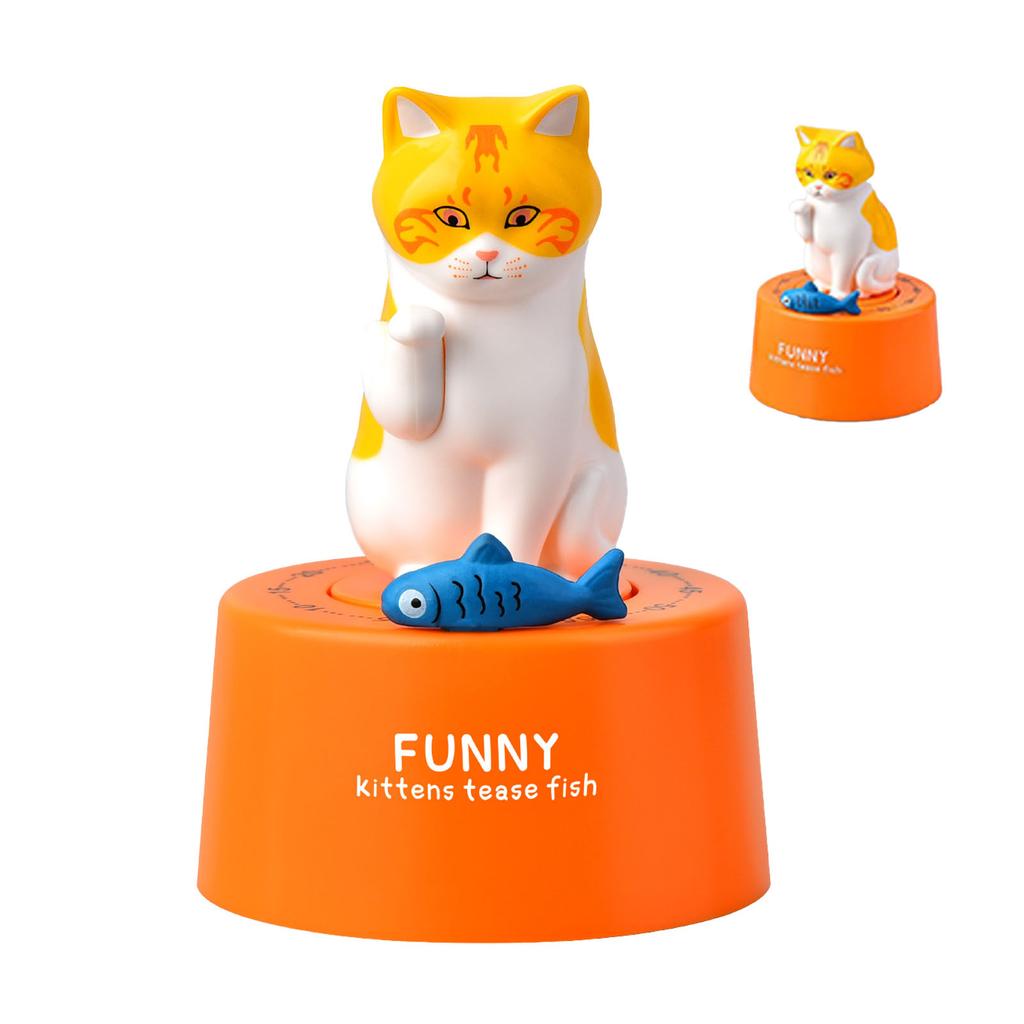 Cute Cartoon Animal Kitchen Mechanical Timer 60 Minute Visual Countdown Timer for Holiday Gifts Cooking Baking Study