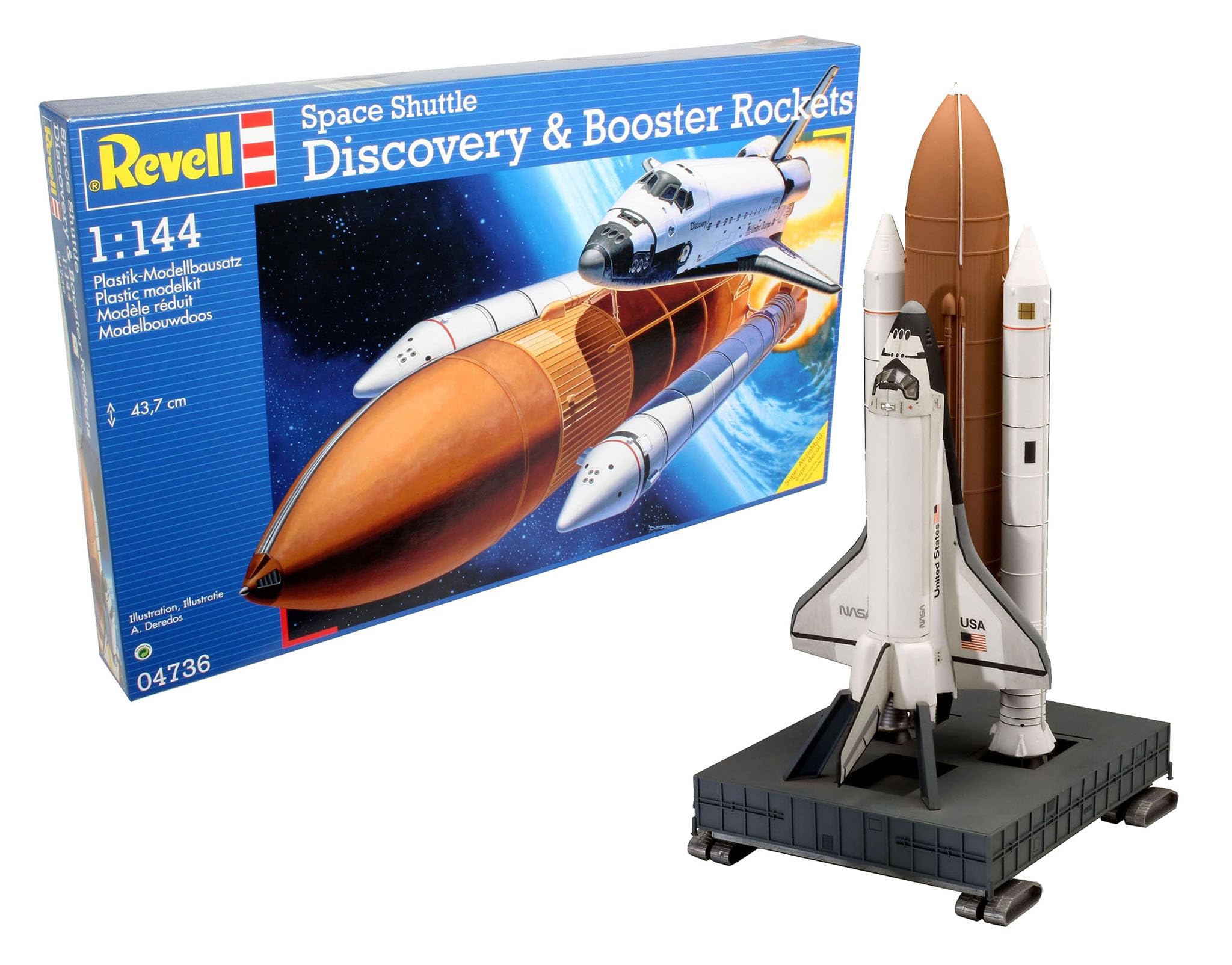 

German Level Space Shuttle Booster 04736 1/144 &