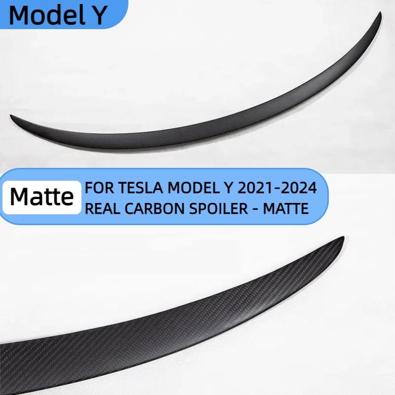 

Real Carbon Fiber For Tesla Model 3/Y/3 Highland Trunk Wing Spoiler 2017-2024 Real Carbon Fibre Original Car Spoiler Accessories