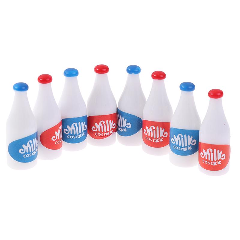 4Pcs 1/12 Dollhouse Miniature Milk Model Dolls House Kitchen Accessories Toy