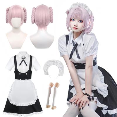 [NOKIJP] Yofukashi No Uta Cosplay Costume, Nanakusa Nazuna Cosplay Costume, Anime Costume, Vampire Cosplay (Nanakusa Nazuna Maid Outfit, XXL)
