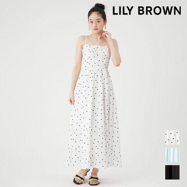LILY BROWN Dress 26 Spring/Summer Layered style volume cami dress Maxi length camisole lwfo262117