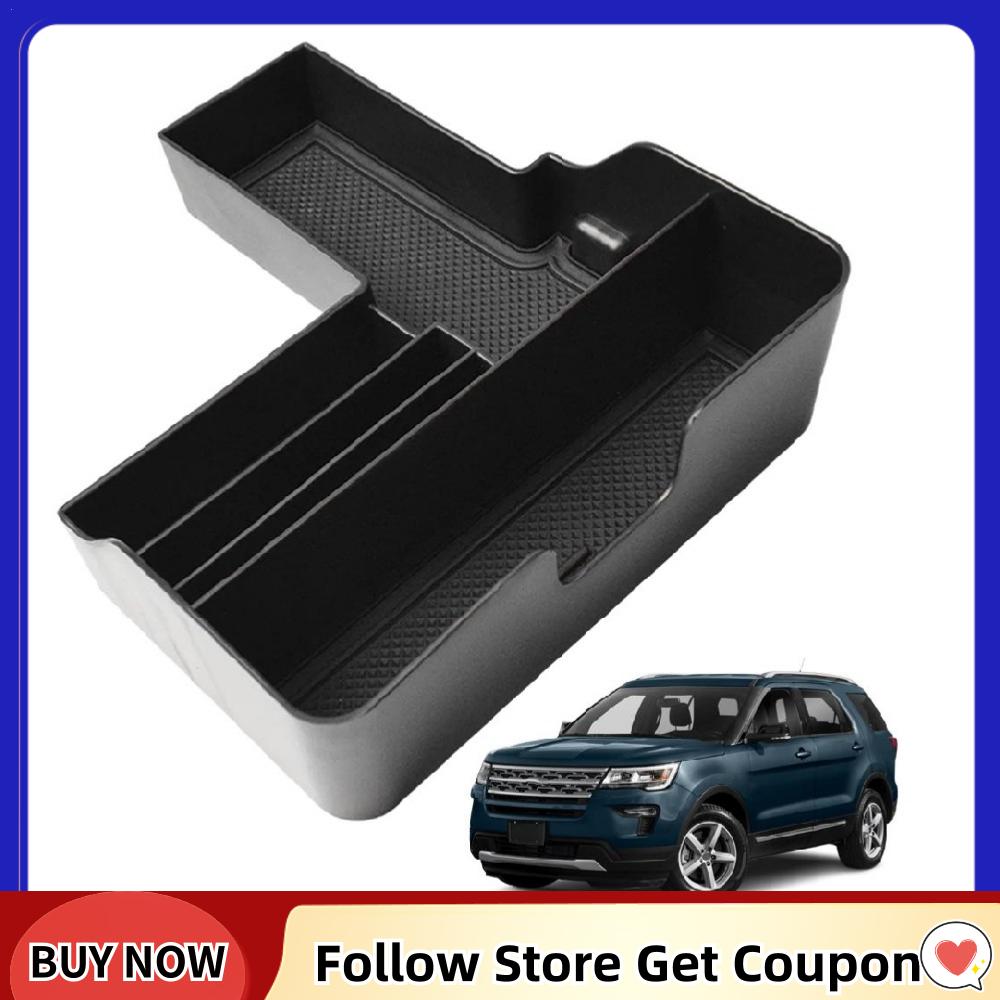 

Center Console Tray for FORD Explorer 2020 2024 2024 2024 2024 Armrest Storage Box Center Console Organizer Car ABS Accessories