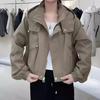 Stilvolle Damen-Kapuzen-Windbreaker-Jacke - Herbst 2025 Lockerer Schnitt Arbeitskleidungs-Stil für zierliche Größen