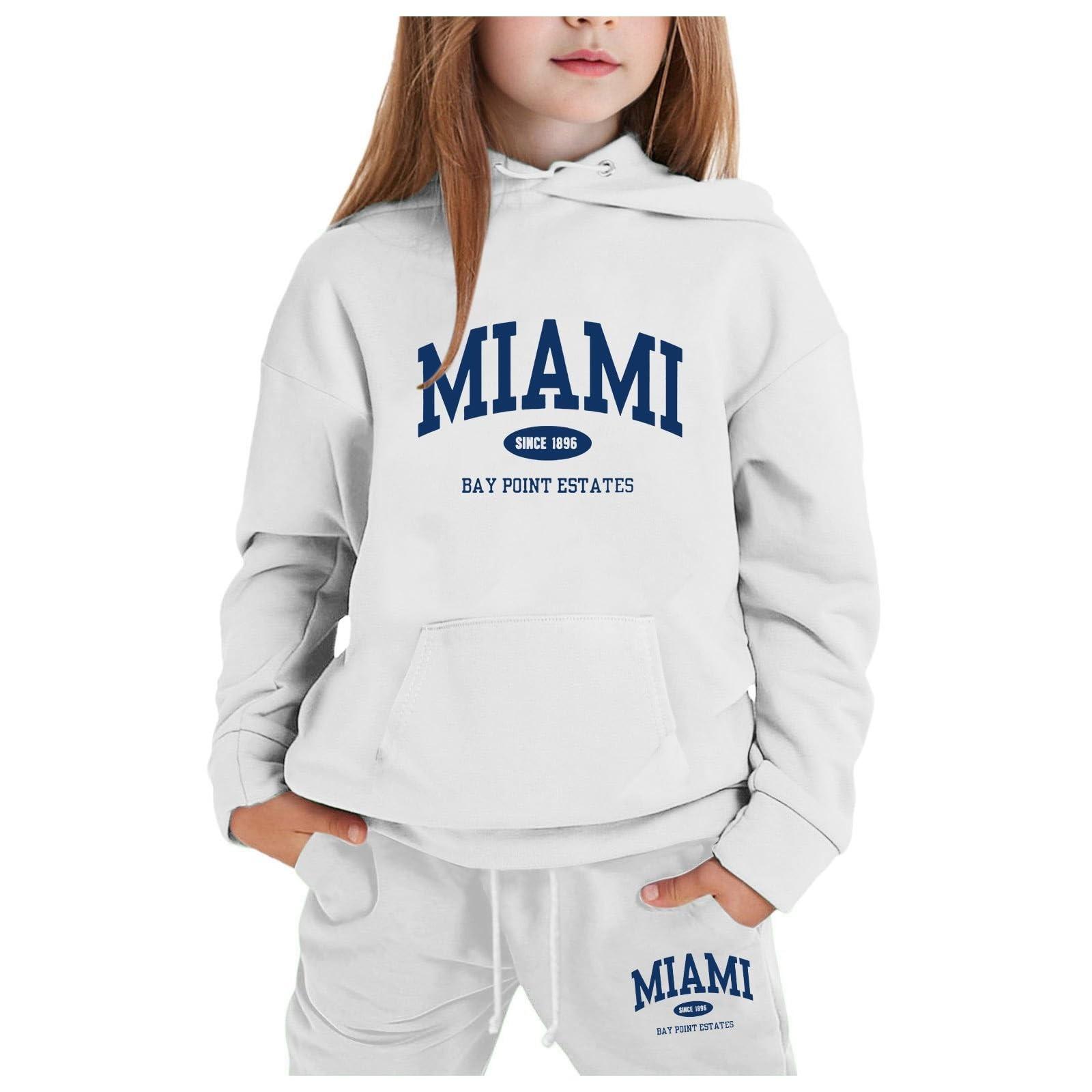 

Мальчики Девочки Спортивный костюм Одежда Толстовка с капюшоном Беговые штаны Спортивные костюмы Комплект Модный наряд 160 белый