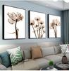 Simple Wall Decor Modern Transparent Flower Canvas Painting Art Print Picture Home Wall Decoration