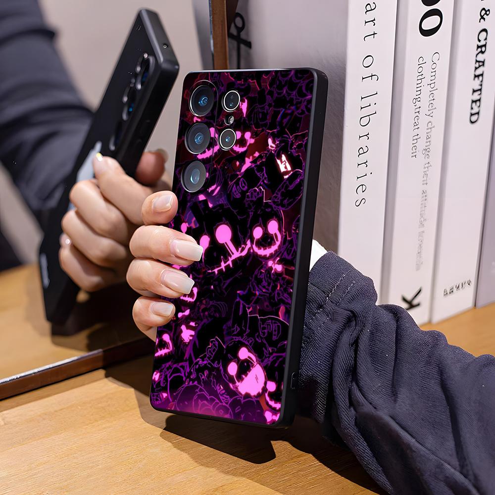 

W-Fnaf-e-Fives-nights-At-Freddys- Phone Case For Samsung S26 Ultra S25 Edge Ultra S23 S22 S21 S20 Ultra Plus S24 Fe Glass Cover Samsung S22 Ultra