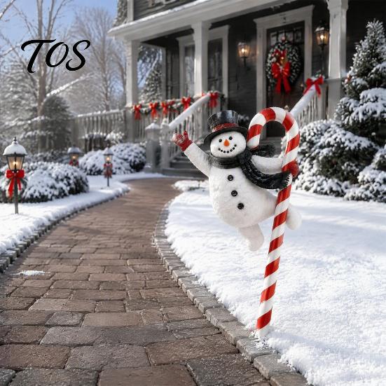 Xmas Lawn Decorations Christmas Garden Stake, Santa Claus Snowman Nutcracker Trumpet Angel Yard Signs Art, Acrylic Festive Sign for Outdoor Courtyard