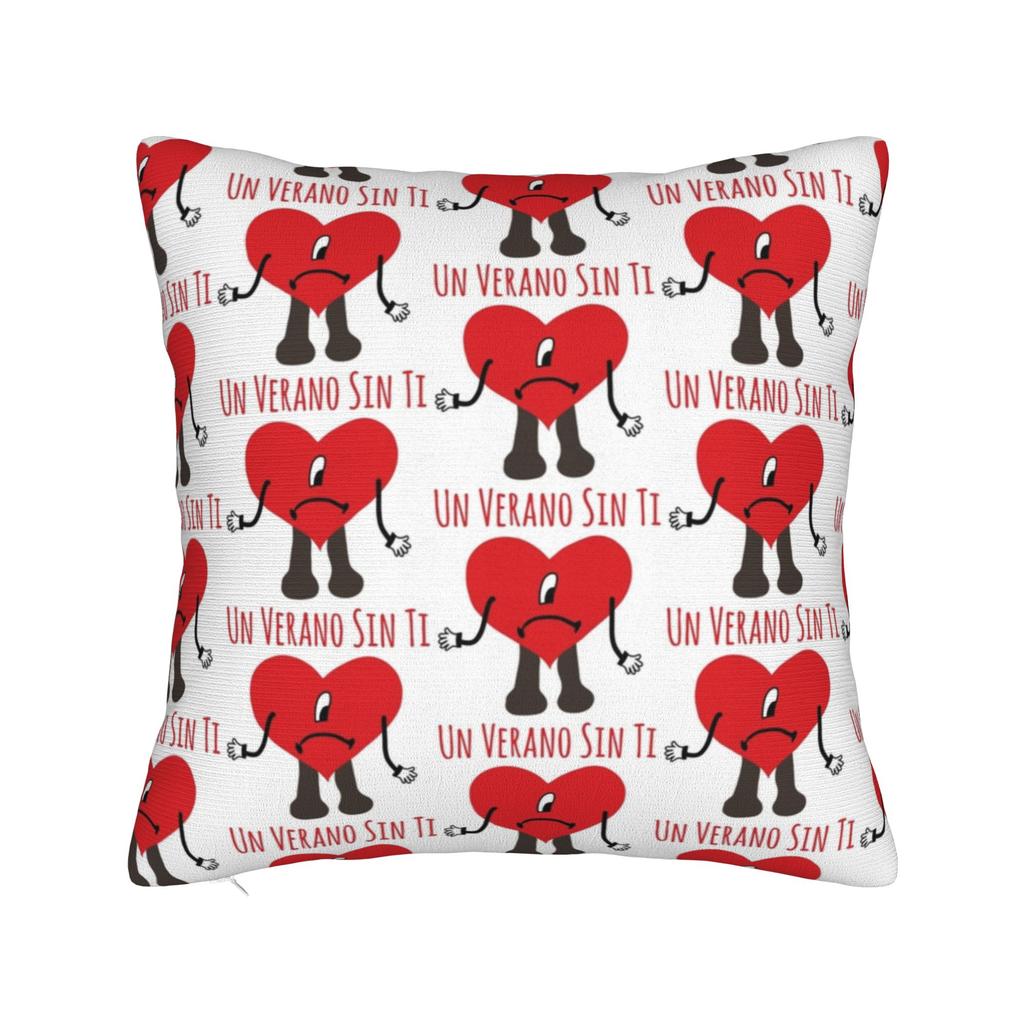 Bad Bunny DTMF Pillowcase Polyester Cushion Cover Decoration Pillow Case Cover Home Drop Shipping 18'
