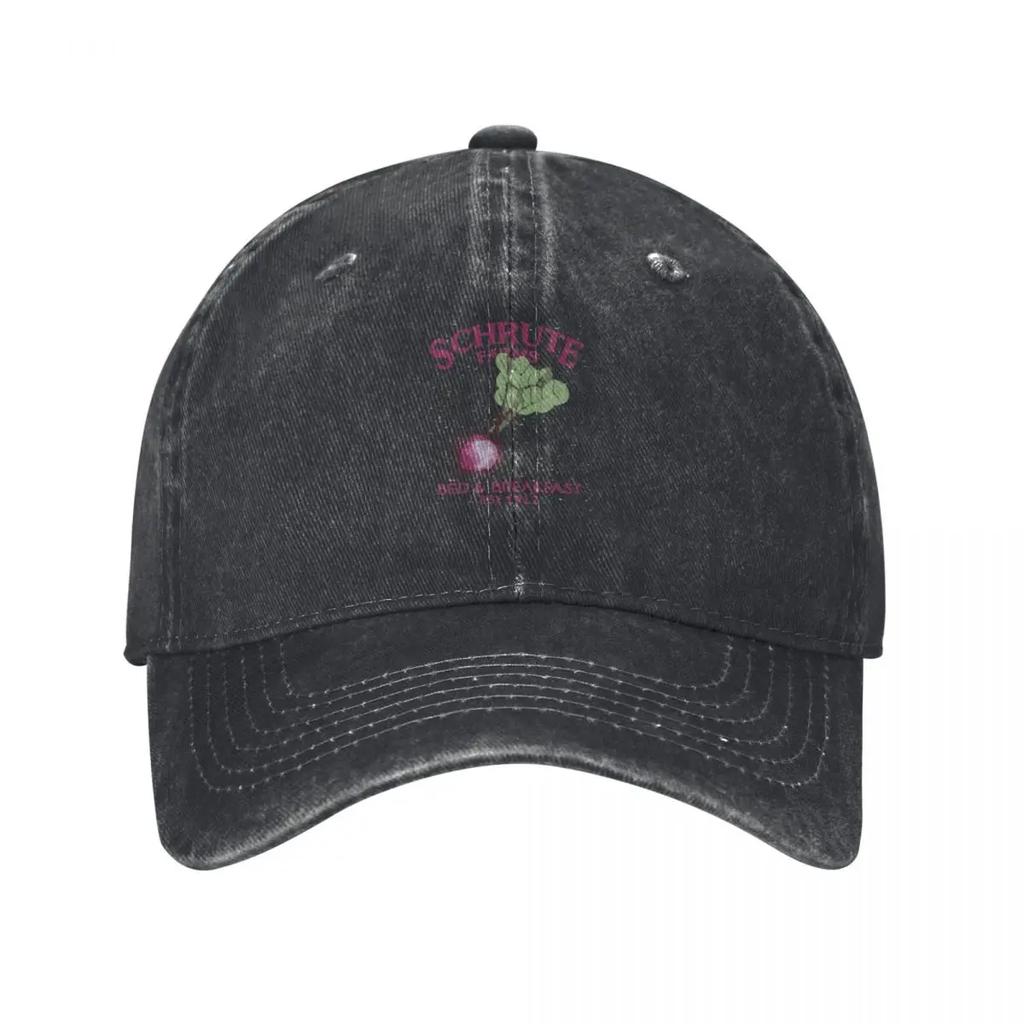 Schrute Farms Bed and Breakfast Art Eyesasdaggers Baseball Cap Luxury Cap Funny hats hiking hat Trucker Hats For Unisex Womens