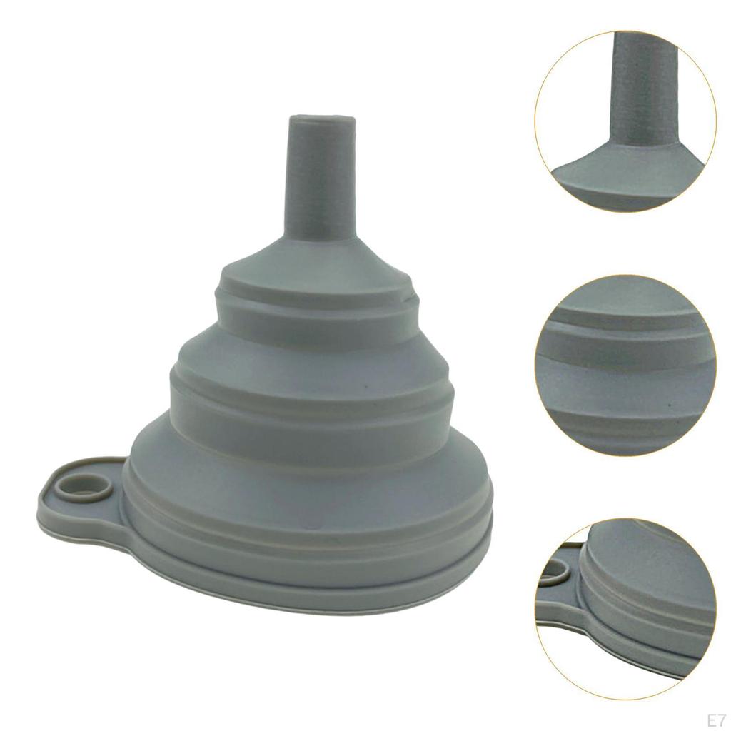 Collapsible Silicone Kitchen Funnel Kit