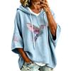 Women's Casual Hoodie with Hood and Graphic Print Loose Fit Pullover