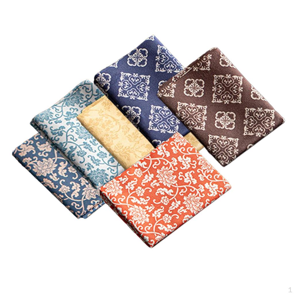 6Pcs Absorbent Tea Towel Kitchen Counter Mat Washable Teapot Cloth for Dinner Table
