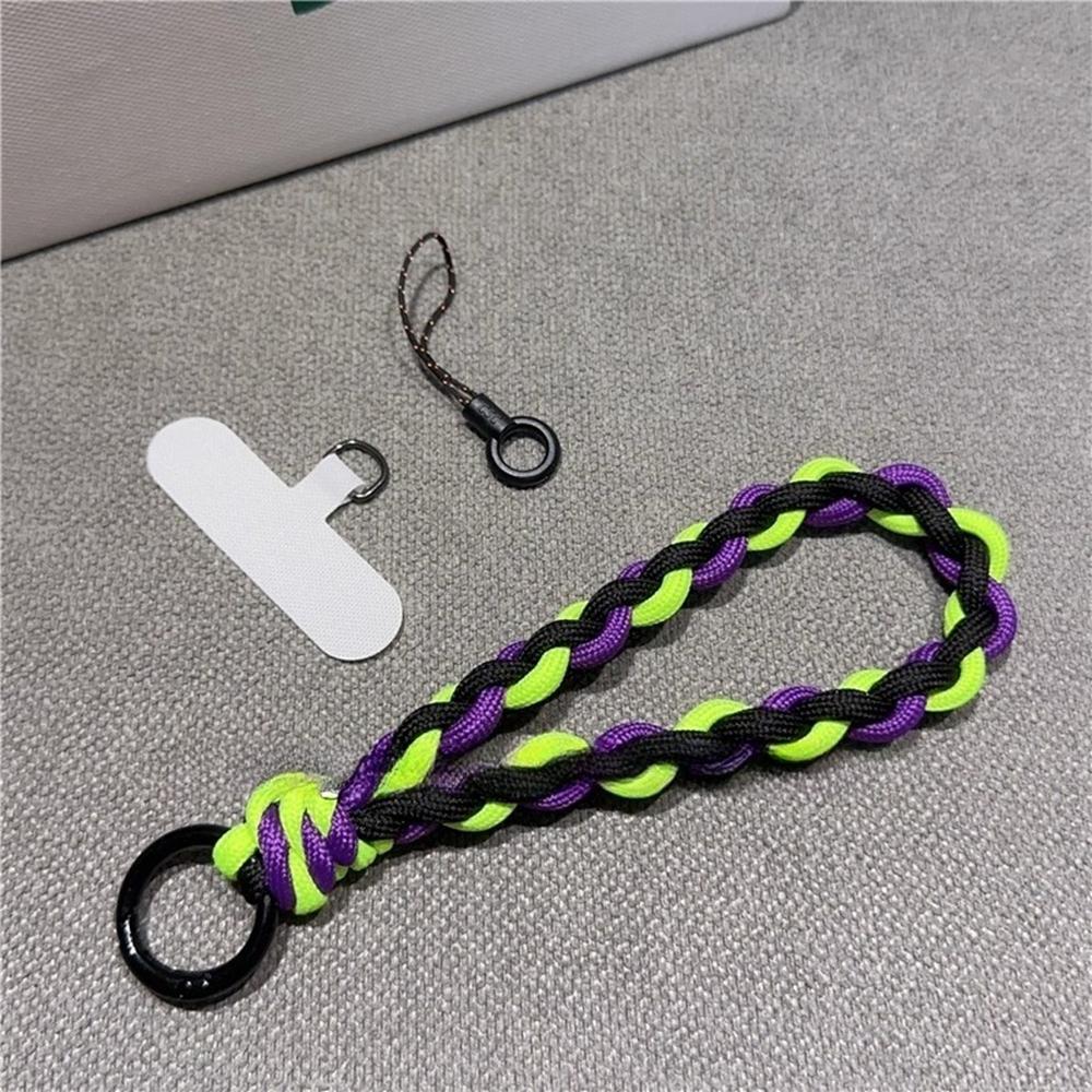 New Handwoven Adjustable Mobile Phone Universal Lanyard Wrist Strap Outdoor Sports Convenient Safety Anti-drop Rope Accessories