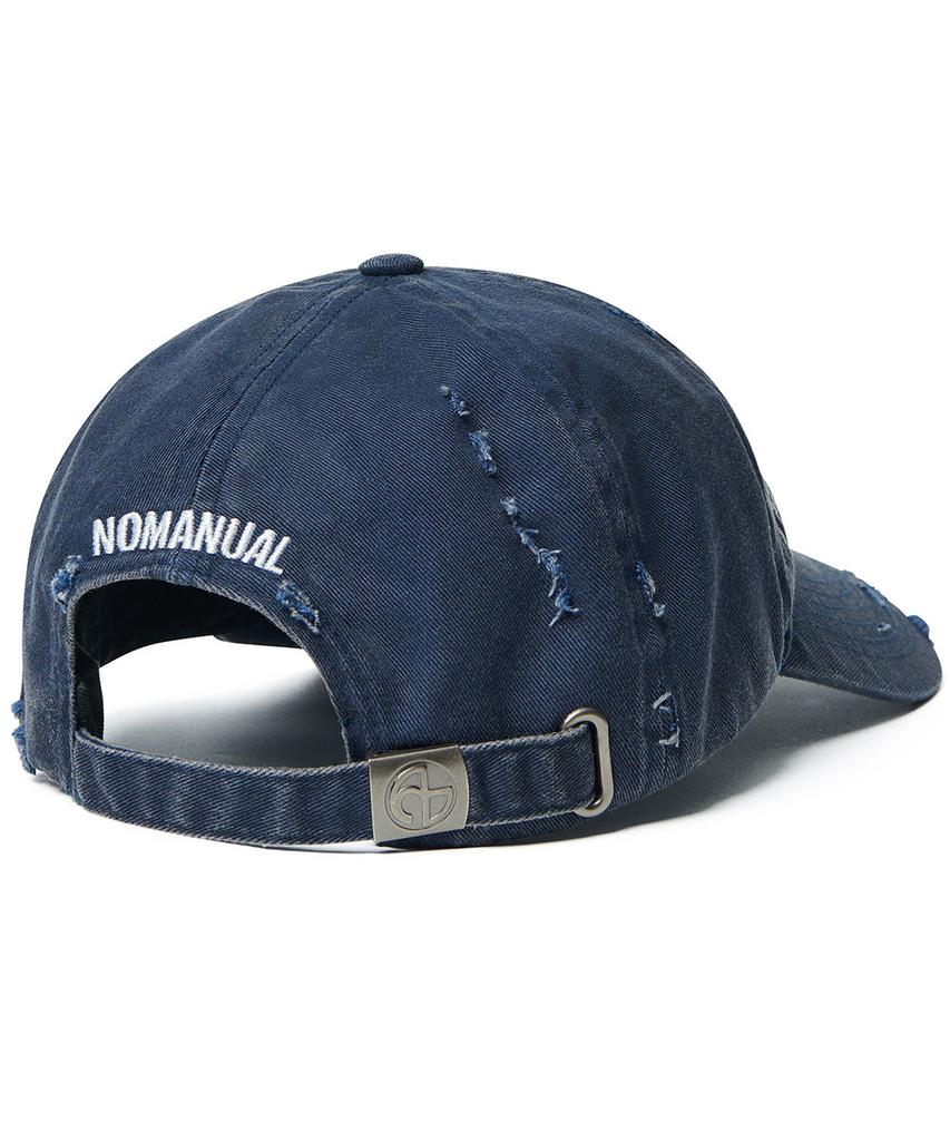 Nomaenyueol Slash Ball Cap - Washed Navy