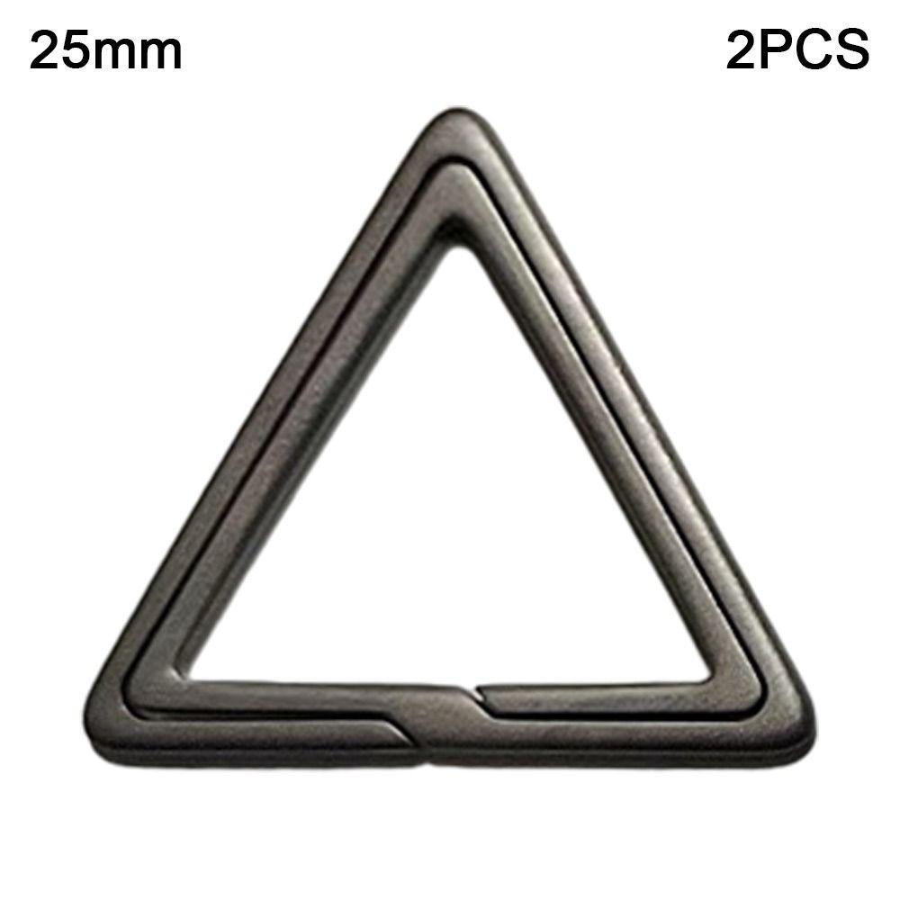 

2 шт. Титановый сплав брелоки супер легкие брелки пряжка мужской креативный подарок 25mm-Straight Edges