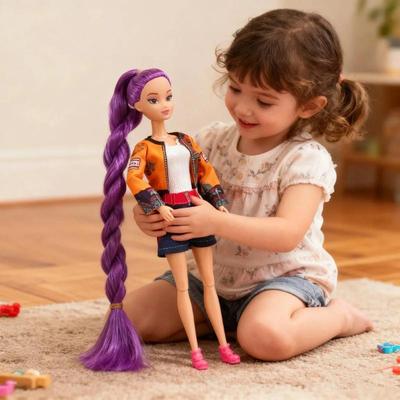 @@ Anime K Pop Demon Hunters Witch Hunter Group High Appearance Glue Doll Doll Girl's Heart Decorative Doll Holiday Gifts