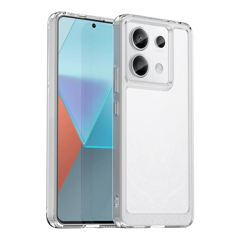 Transparent Candy Silicone TPU Case for Xiaomi Redmi Note 13 Pro 5G 12 Pro+ Protective Cover Shockproof Clear Texture Fashion Cover